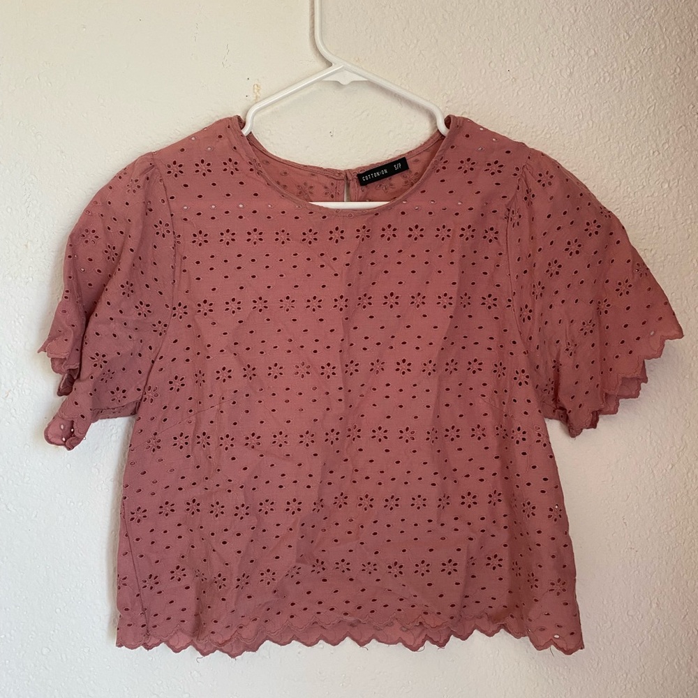 Cotton On pink shirt